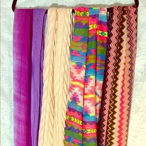 Bundle of 4 Colorful Women’s Scarves